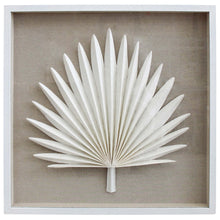 Load image into Gallery viewer, Framed Fan Palm White

