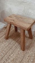 Load and play video in Gallery viewer, Mini Vintage Teak Rectangle Stools
