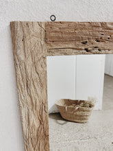 Load image into Gallery viewer, Vintage Recycled Wood Mirror
