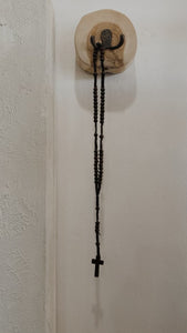 Wooden Rosary Beads - Black