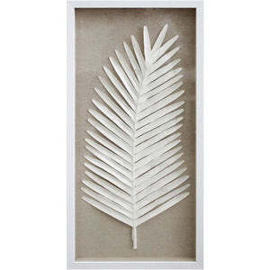 Framed Palm White