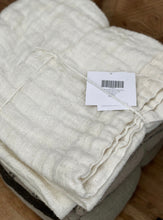 Load image into Gallery viewer, Bed Throw/Table Cloth - Ivory-Angaston Handloomed 100% Linen 150x220cm

