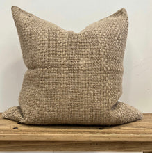 Load image into Gallery viewer, Cable Handloomed Natural Cushion Cover 50x50cm
