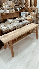 Load image into Gallery viewer, Indah Wooden Teak Bench
