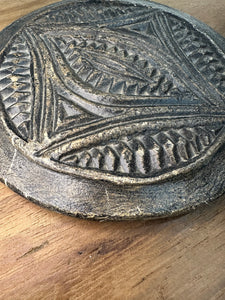 Carved Stone Plate G6