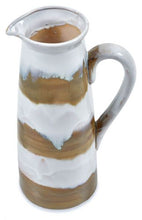 Load image into Gallery viewer, Arizona Ceramic Glazed Decor Jug - White/Brown
