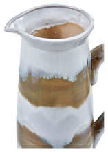 Load image into Gallery viewer, Arizona Ceramic Glazed Decor Jug - White/Brown
