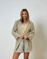 Load image into Gallery viewer, Heavy Mesh Linen Jacket

