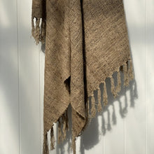 Load image into Gallery viewer, Natural Tussar Wild Silk Throw
