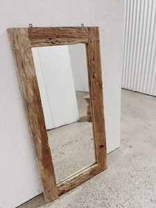 Vintage Recycled Wood Mirror