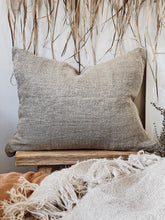 Load image into Gallery viewer, Natural Handloomed Linen Cushion Cover
