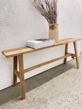 Load image into Gallery viewer, Indah Wooden Teak Bench
