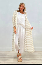 Load image into Gallery viewer, Carina Long Linen Cardigan
