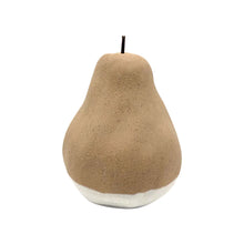 Load image into Gallery viewer, Airlie Pear Clay / White Ornament
