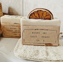 Load image into Gallery viewer, Handmade Sweet Orange Soap
