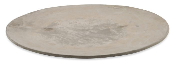 Round handmade Concrete Plate.