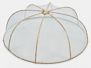 Cloche Food Cover Natural/White