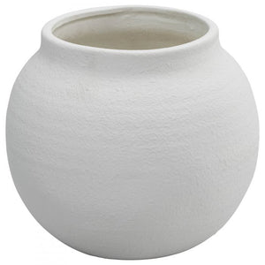 Piato Planter Pot/Vase White Matt