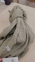 Load image into Gallery viewer, Skye Mesh Linen Large Scarf Natural
