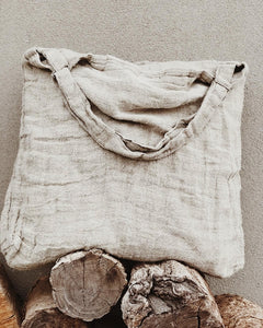 Rustic Linen Oversize Bag