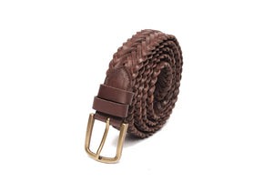 Woven Belt 35mm – Brown