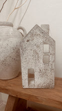Load image into Gallery viewer, Rectangular Concrete House Candle Holder
