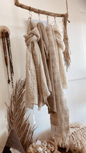 Load image into Gallery viewer, Bergen Ombre Stonewashed Linen Scarf

