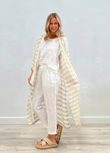 Load image into Gallery viewer, Carina Long Linen Cardigan
