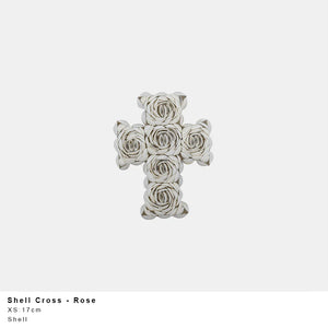 Shell Cross - Rose Design