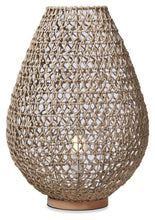 Load image into Gallery viewer, Capri Natural Woven Table Lamp Large
