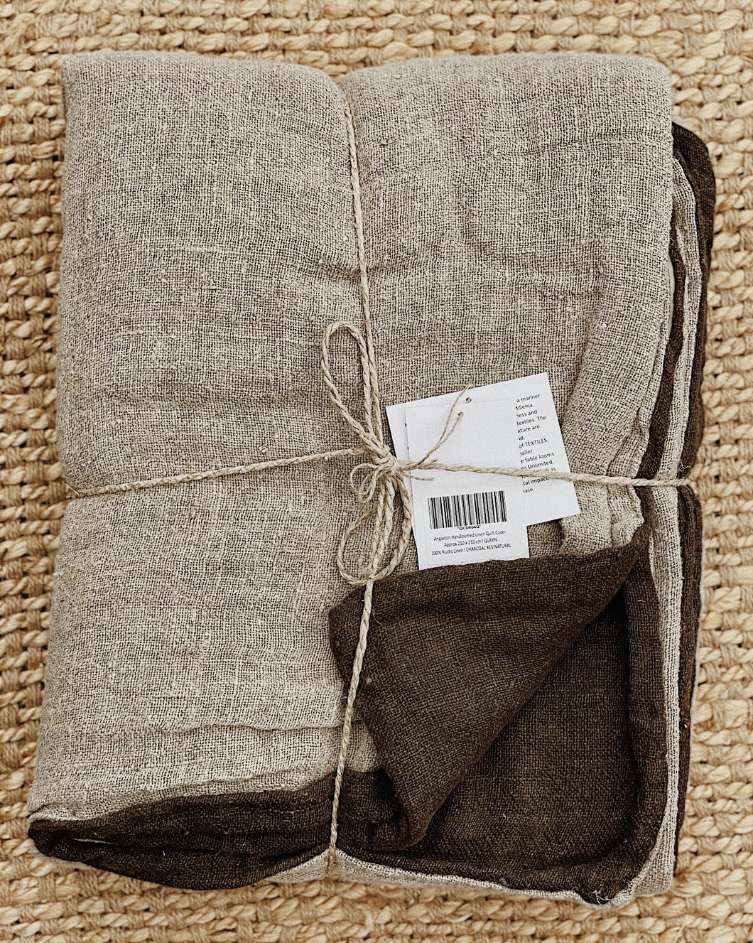 Angaston Handloomed Linen Quilt Cover