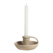 Load image into Gallery viewer, STONEWARE CANDLESTICK HOLDER
