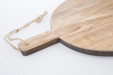 Load image into Gallery viewer, Round Mango Wood Serving Tray

