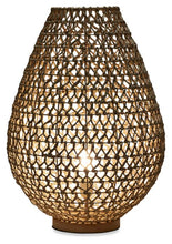 Load image into Gallery viewer, Capri Natural Woven Table Lamp Large
