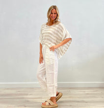 Load image into Gallery viewer, Bella Mesh Linen Poncho

